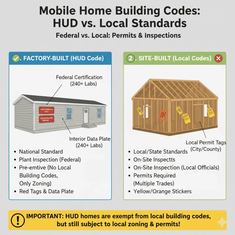HUD vs Local Codes