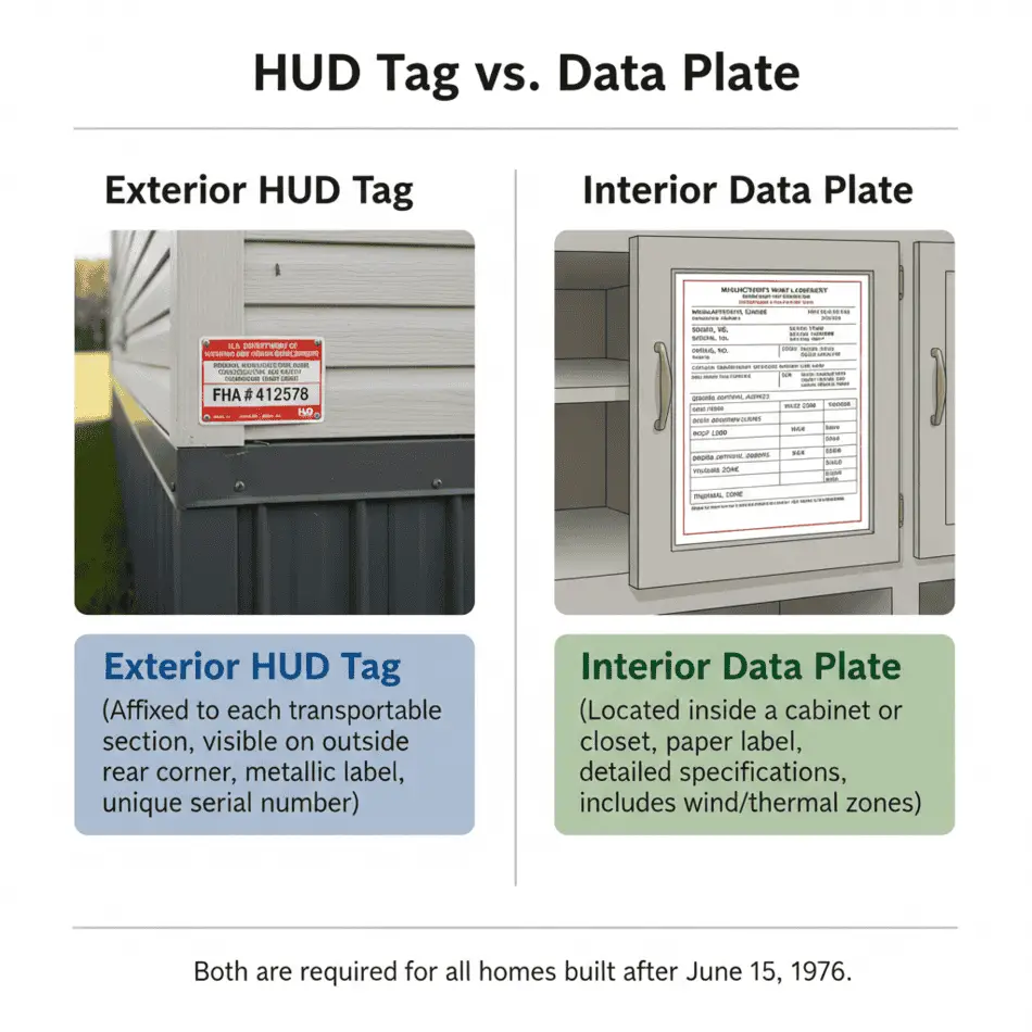 HUD Tag vs Data Plate