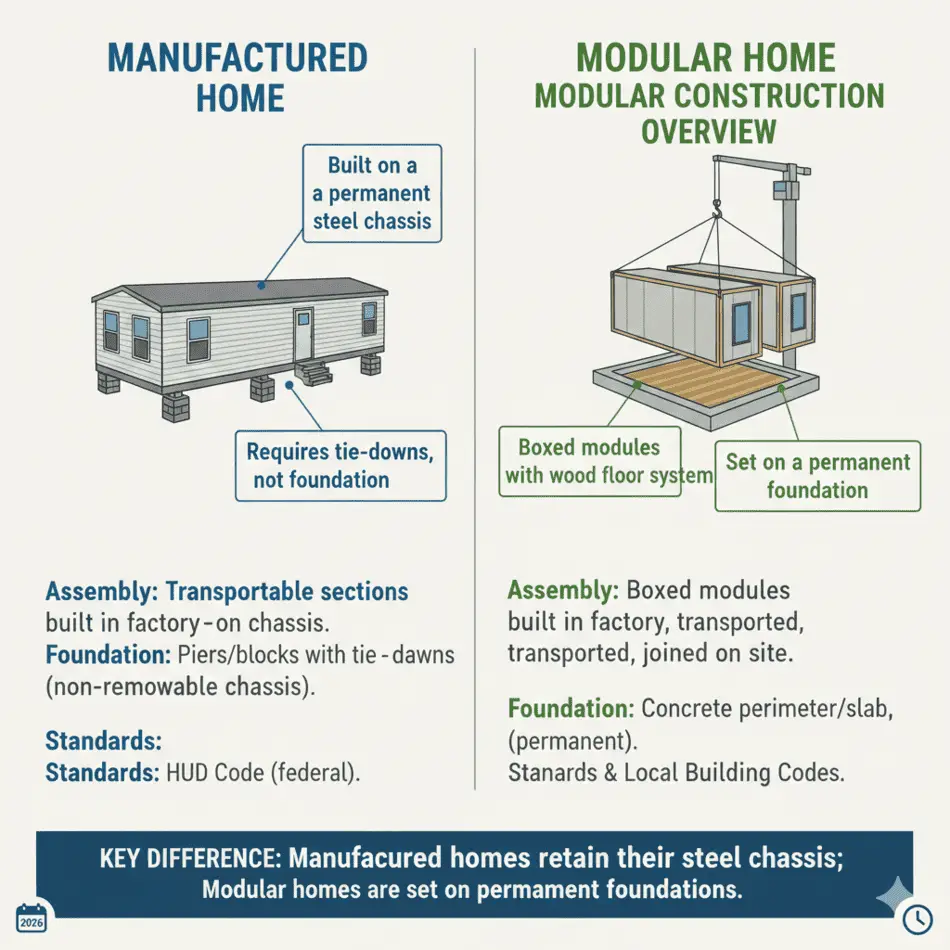 Manufactured vs Modular Construction Overview