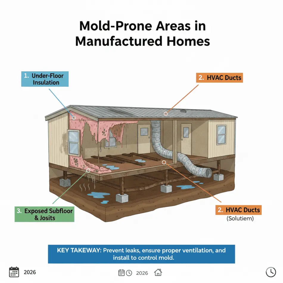 Mold-prone areas