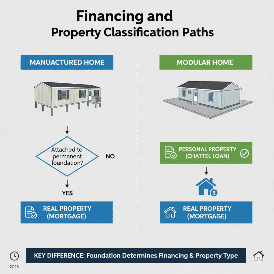 Financing and Property Classification Paths
