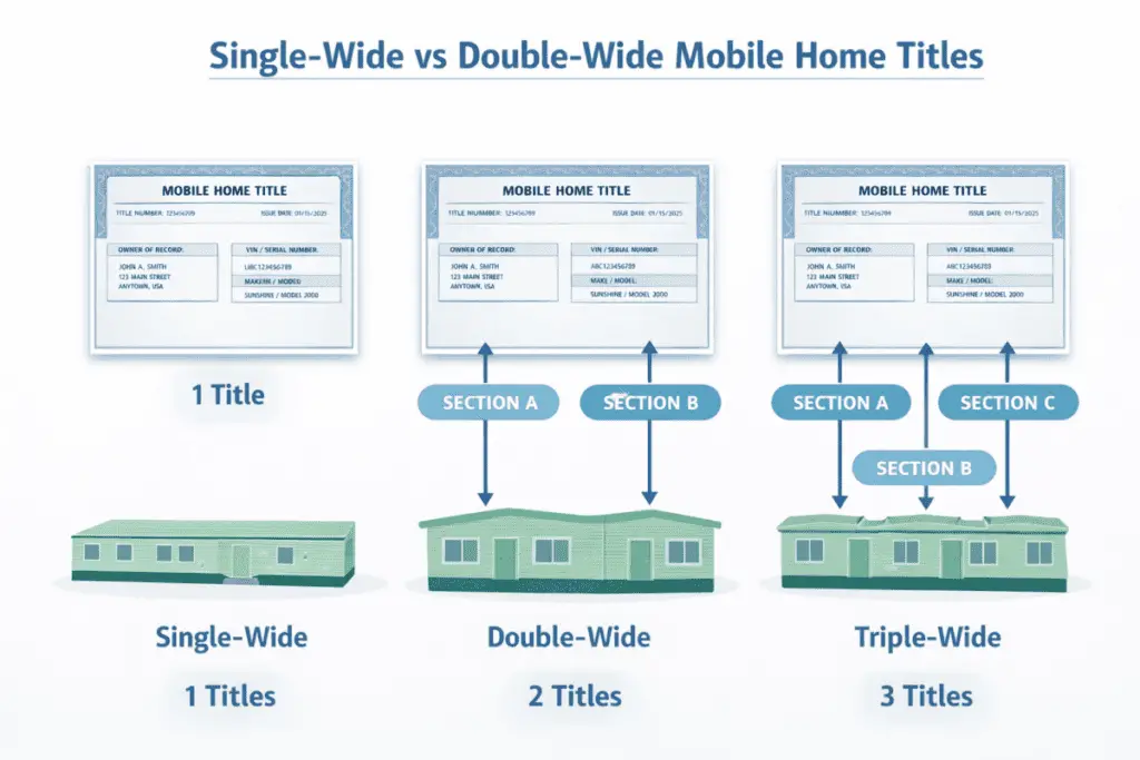 Single-Wide vs Double-Wide Mobile Home Titles