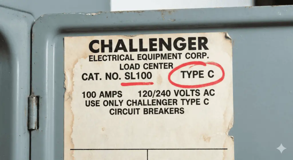 Identifying Challenger Electrical Panels