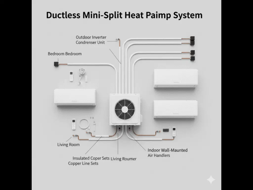 Mini Split A/C Heat Pump System