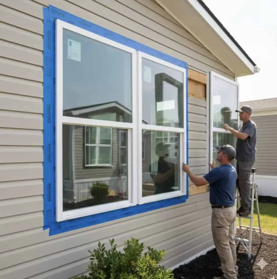 Full frame energy efficient window replacement