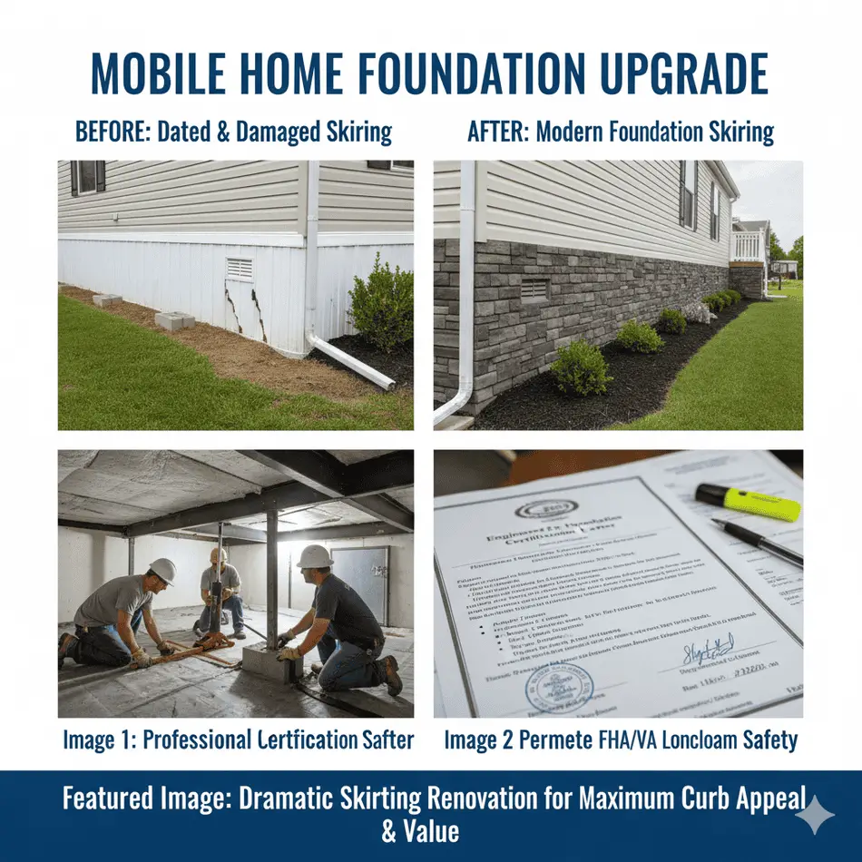 Mobile Home Foundation Upgrade