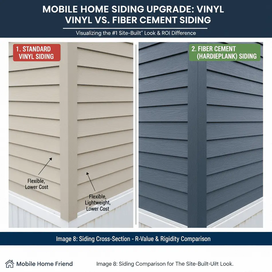Vinyl vs Fiber Cement Siding