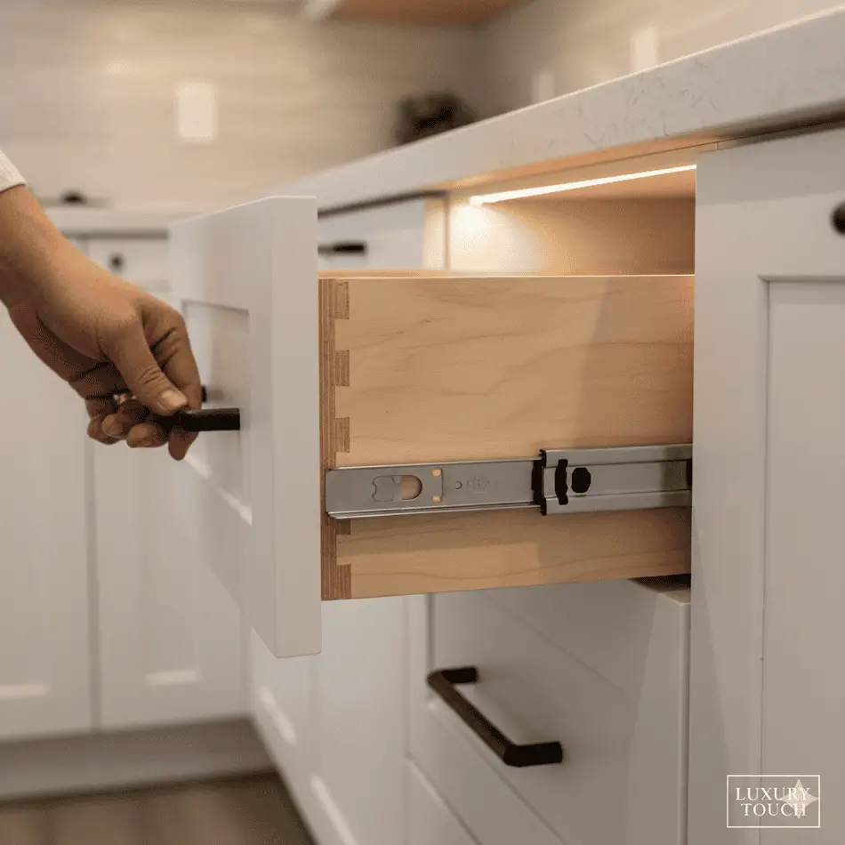 Soft-Close Drawer Guides