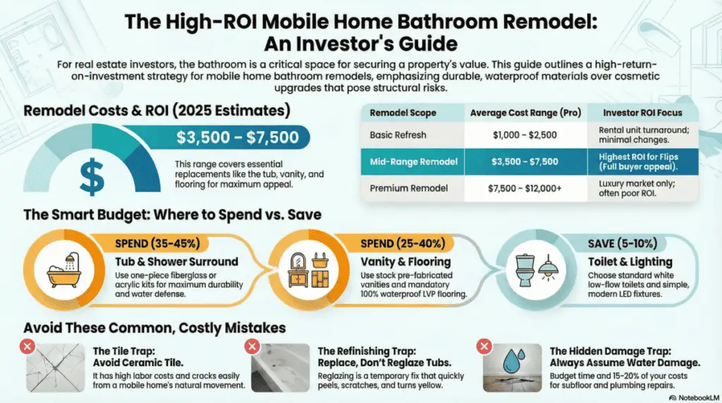 Mobile Home Bathroom Remodel.