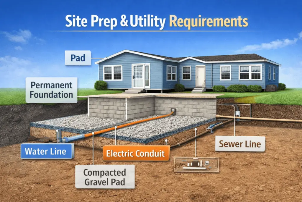 Site Prep & Utility Requirements