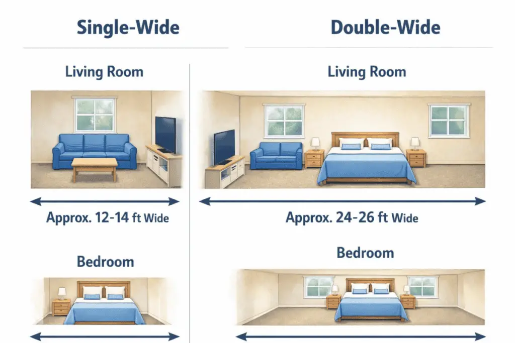 Room Width Comparison