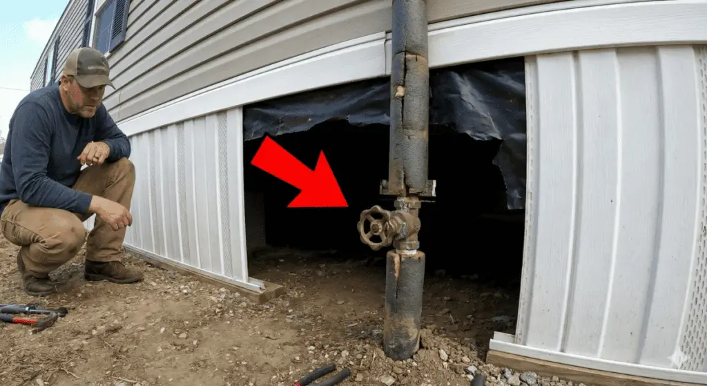 Mobile Home Water Shut Off Main