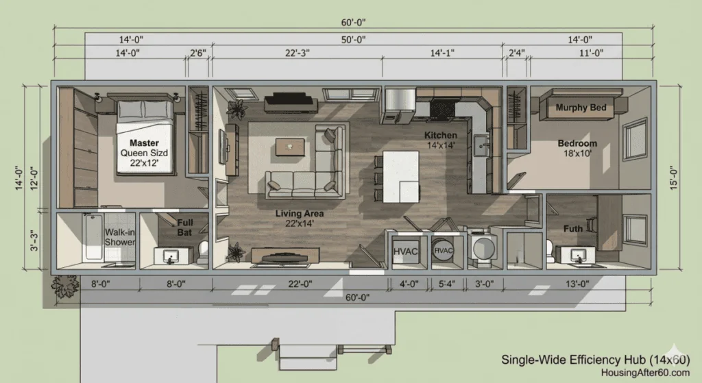 Single-Wide Efficiency Hub