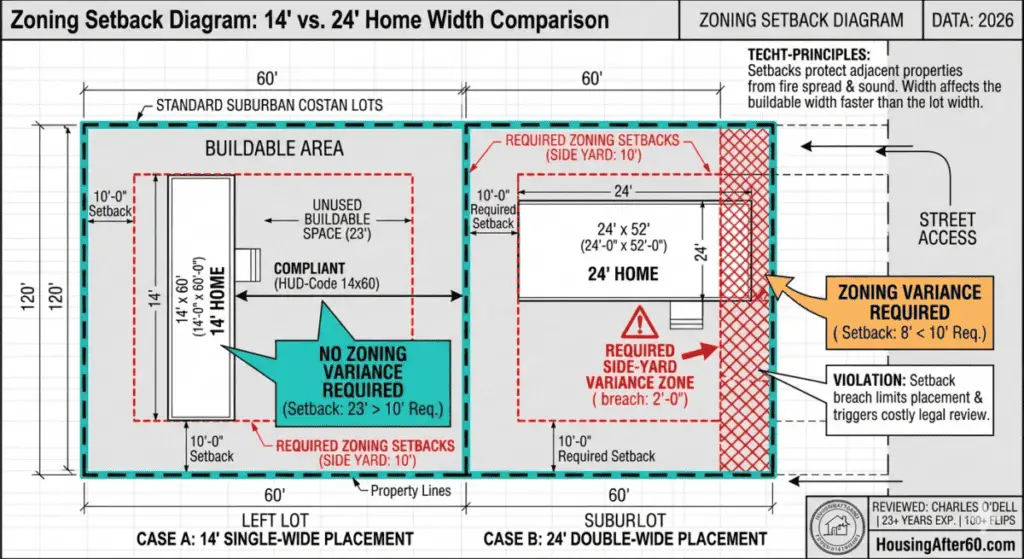 Zoning Setback Diagram